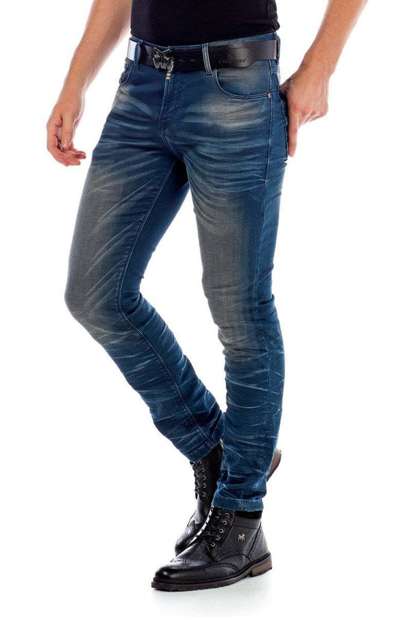 Cipo & Baxx CD492 Slim Fit Low Waist Men's Jeans BLUE