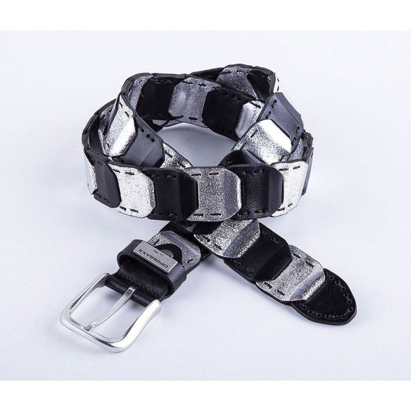 Cipo & Baxx CG104 Men's Leather Belt In Fancy Design TABA