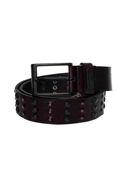 Cipo & Baxx CG122 Men's Leather Belt With Simple Buckle BROWN
