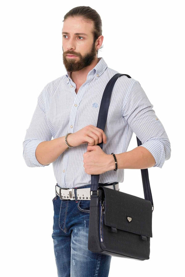 Cipo & Baxx CA145 Postman Style Bag BLACK