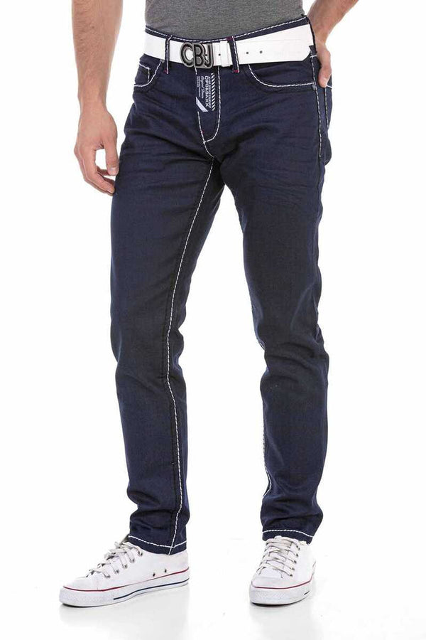 Cipo & Baxx CD705 Basic Men's Jean Trousers DARKBLUE