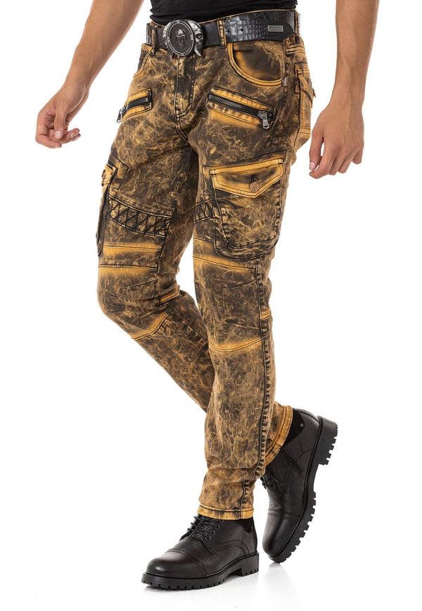 Cipo & Baxx CD780 Biker Style Men's Cargo Pants BLUE