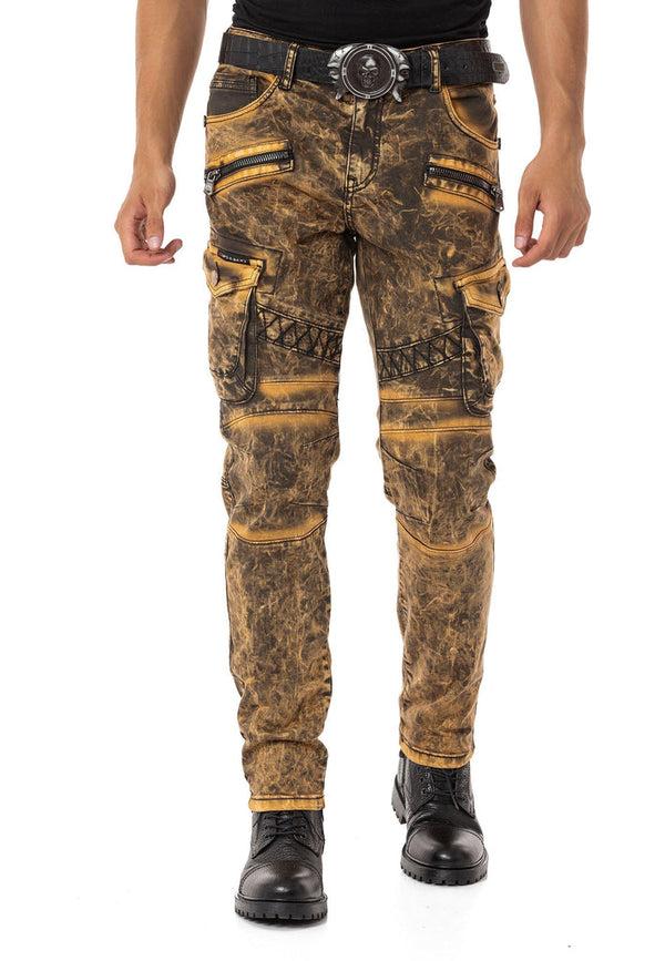 Cipo & Baxx CD780 Biker Style Men's Cargo Pants BLUE