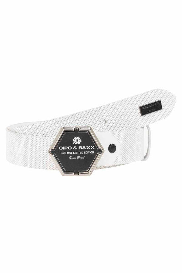 Cipo & Baxx CG194 Men's Leather Belt BLACK