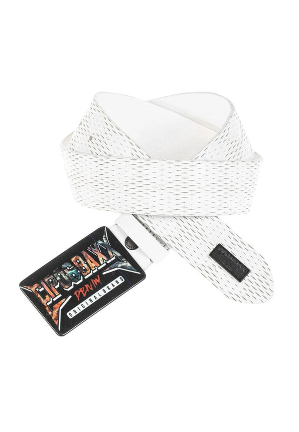 Cipo & Baxx CG204 Leather Belt BLACK