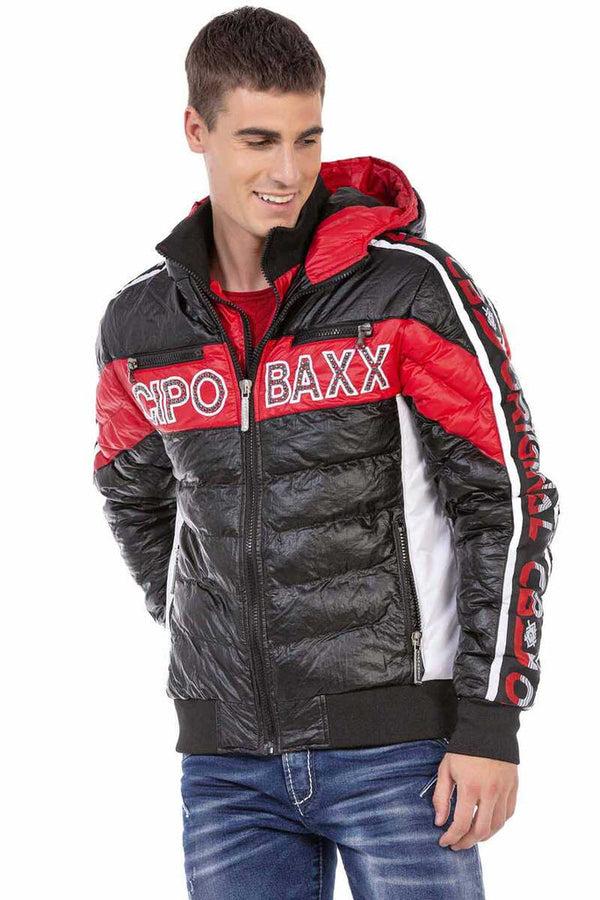 Cipo & Baxx CJ269 Padded Men's Puffer Jacket BLACK