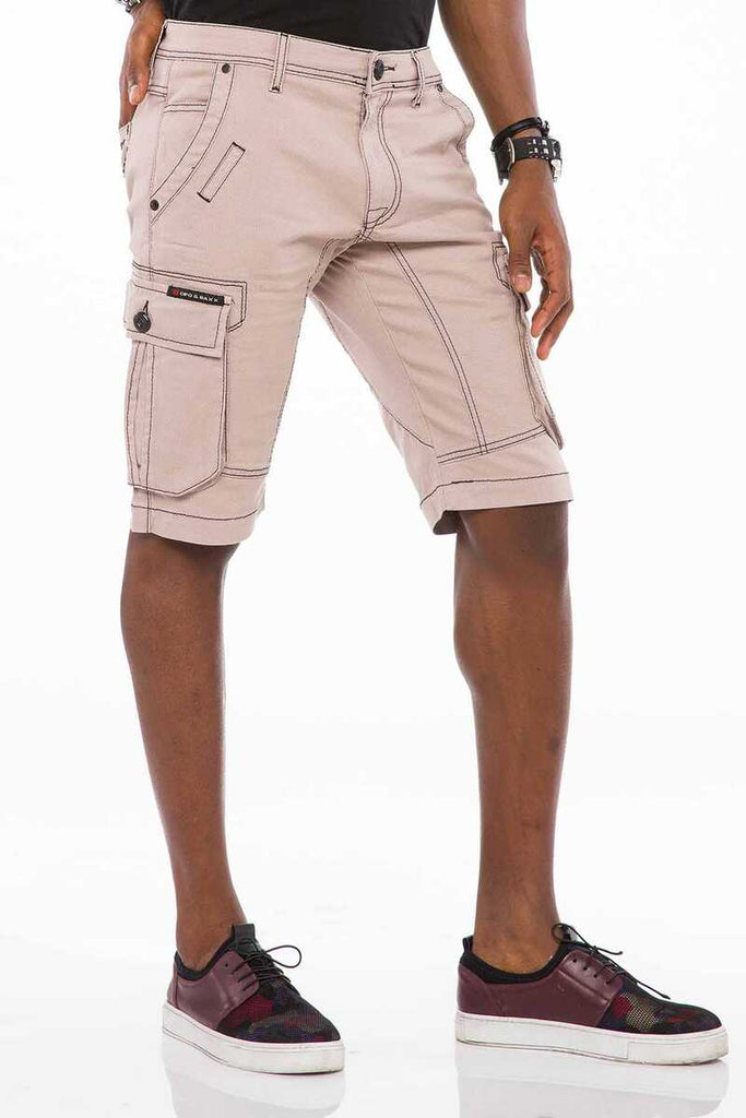 cipo & baxx CK188 Cargo Pocket Shorts GREY