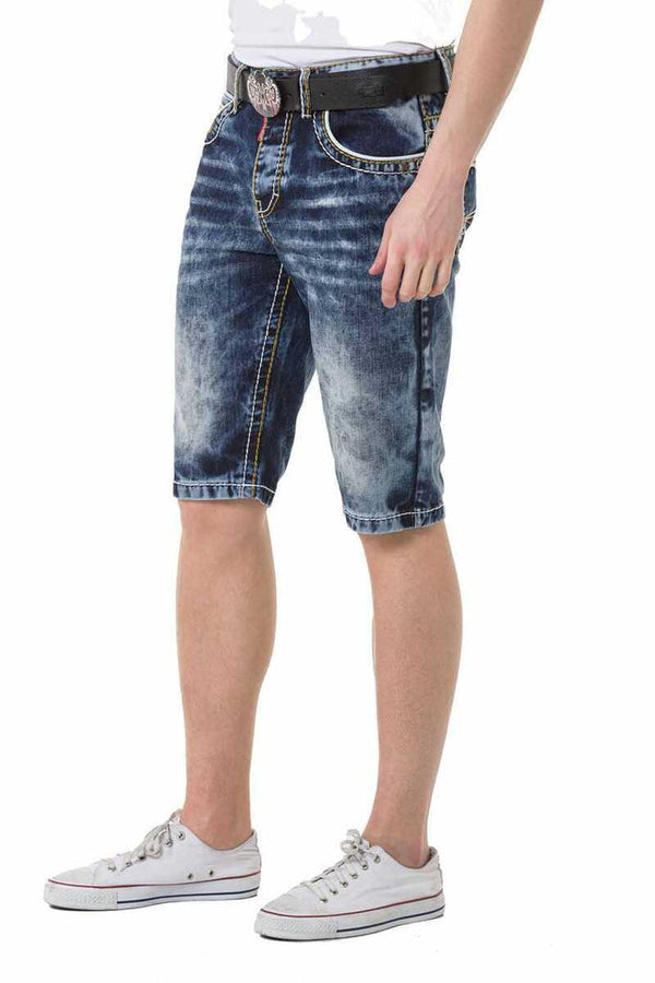 Cipo & Baxx CK268 Denim Shorts BLUE