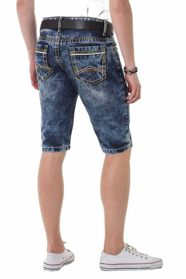 Cipo & Baxx CK268 Denim Shorts BLUE