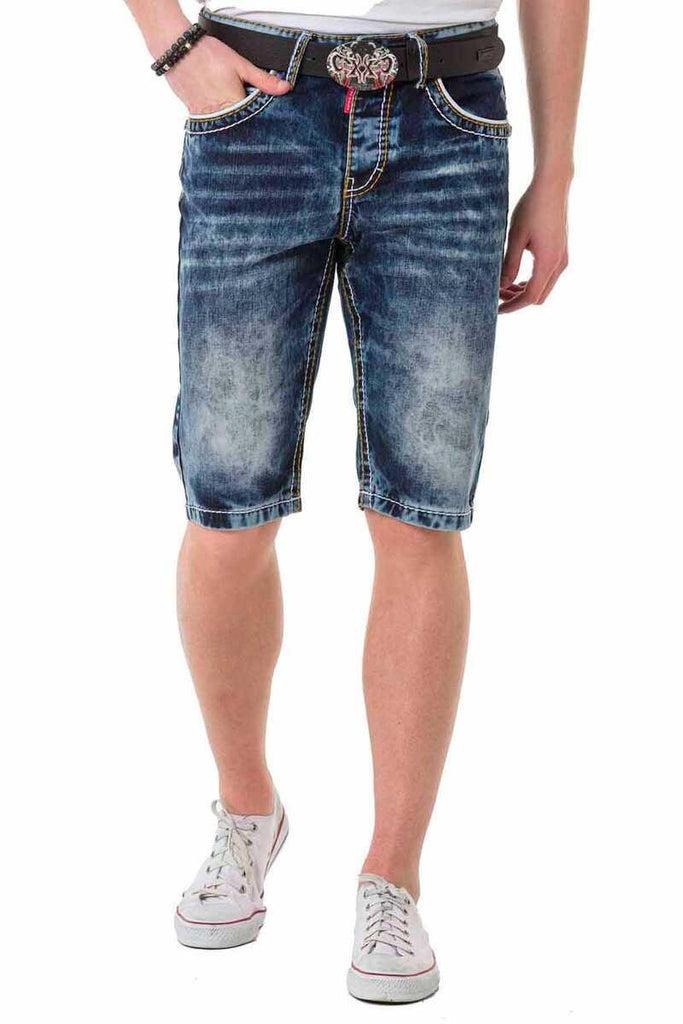 cipo & baxx CK268 Denim Shorts BLUE