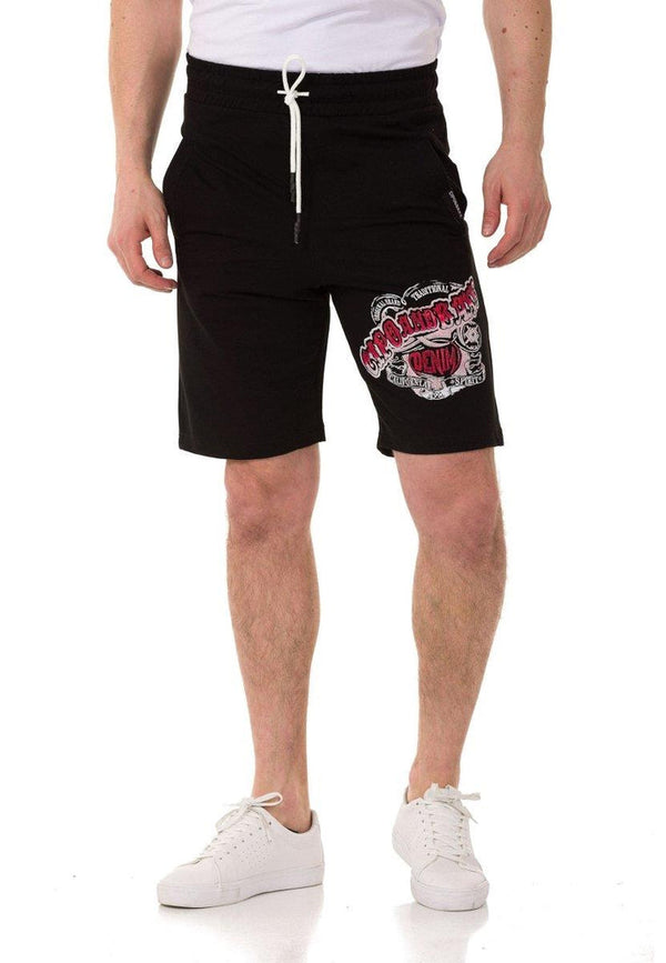 Cipo & Baxx CK274 Men's Shorts BLACK
