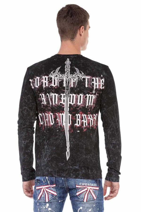 Cipo & Baxx CL485 Great Britain Sweatshirt BLACK