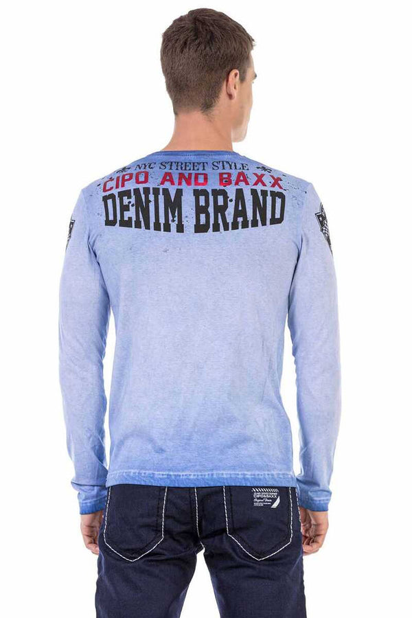Cipo & Baxx CL486 Men's Sweatshirt BLUE