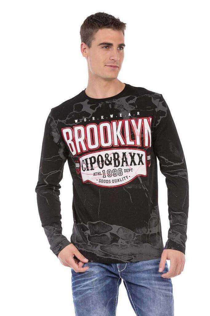 cipo & baxx CL487 Brooklyn Sweatshirt BLACK