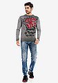 Cipo & Baxx CL491 Printed Sweatshirt ANTHRACITE