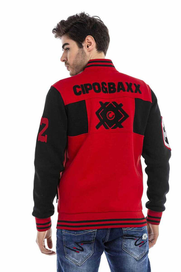 Cipo & Baxx CL500 Stamped College Coat RED