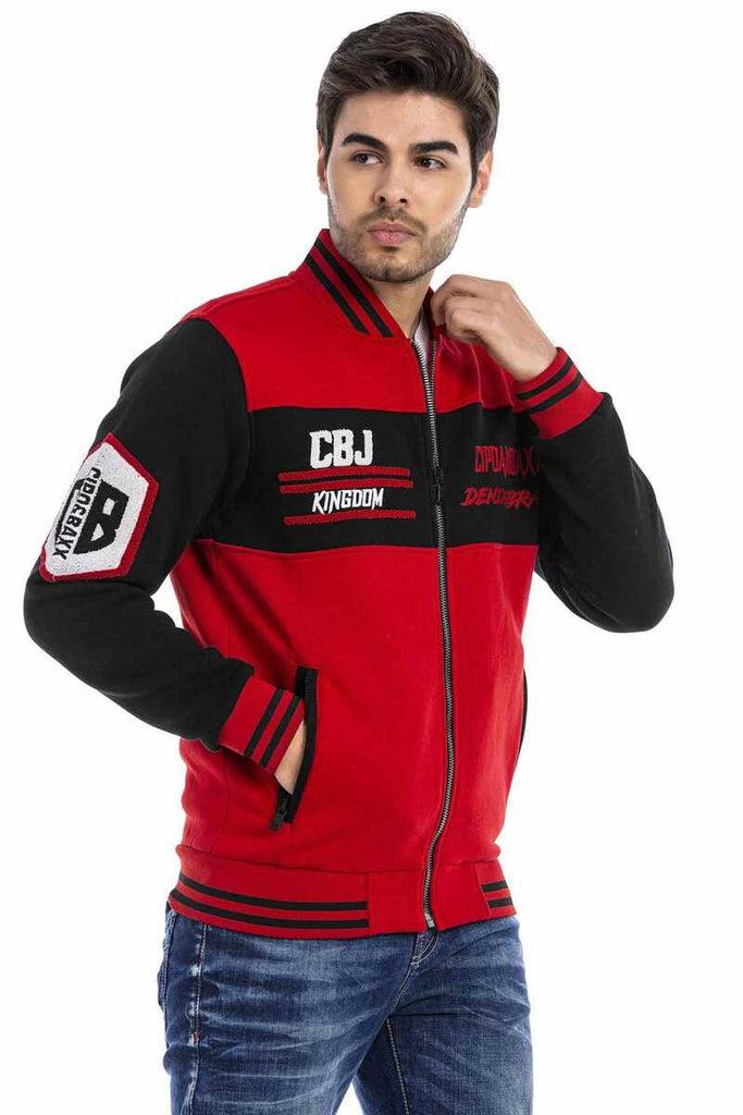 cipo & baxx CL500 Stamped College Coat RED