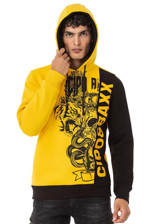 Cipo & Baxx CL541 Men's Sweatshirt YELLOW