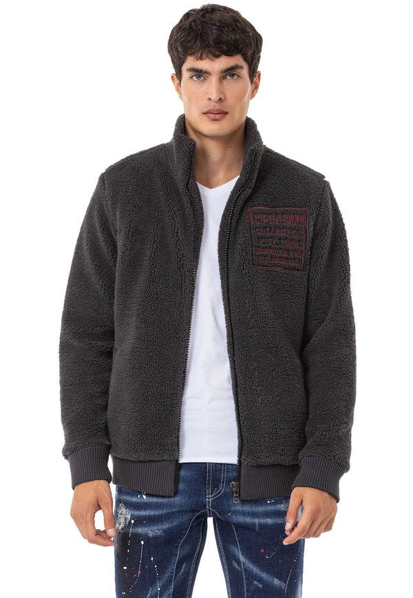 Cipo & Baxx CL543 Men's Fleece Sweatshirt ANTHRACITE