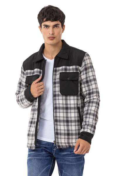 cipo & baxx CL548 Men's Jacket BLACK-GREY