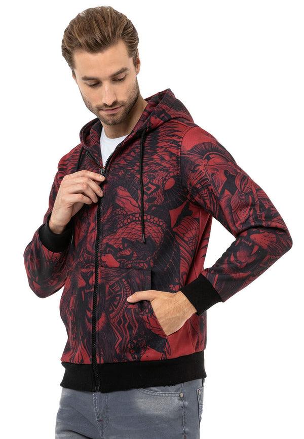 Cipo & Baxx CL559 Men's Hoodie SAXEBLUE