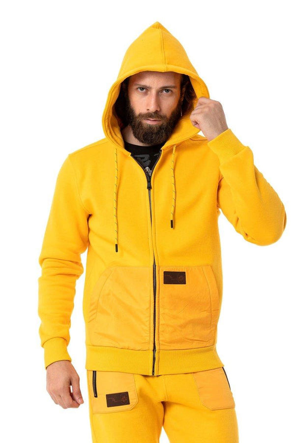 Cipo & Baxx CLR150 Winter Men's Tracksuit Set BLACK