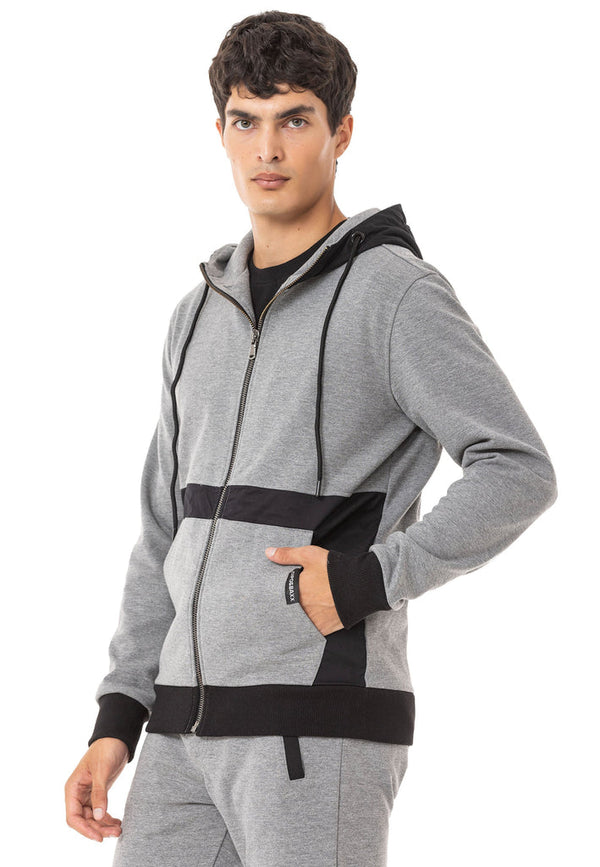 Cipo & Baxx CLR154 Men's Tracksuit Set GREY