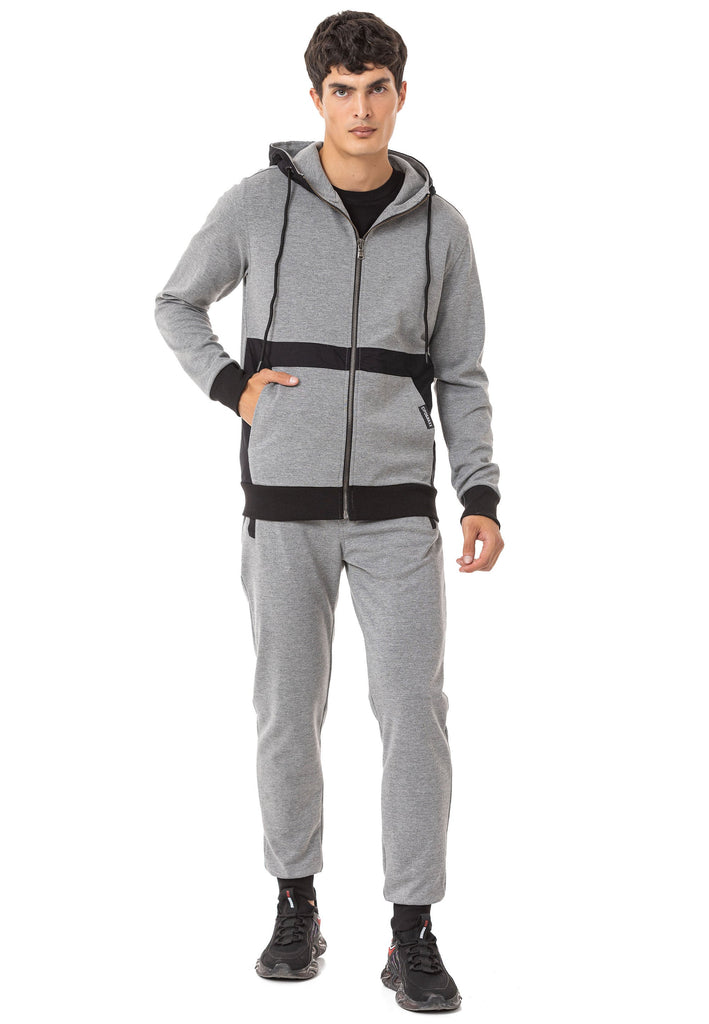 cipo & baxx CLR154 Men's Tracksuit Set GREY