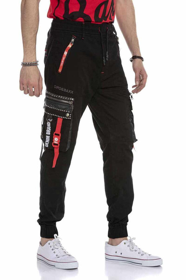Cipo & Baxx CR132 Men's Sweatpants BLACK