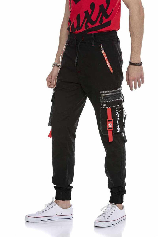 Cipo & Baxx CR132 Men's Sweatpants BLACK