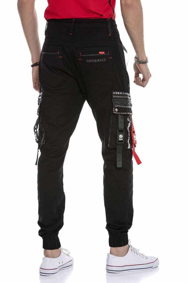 Cipo & Baxx CR132 Men's Sweatpants BLACK