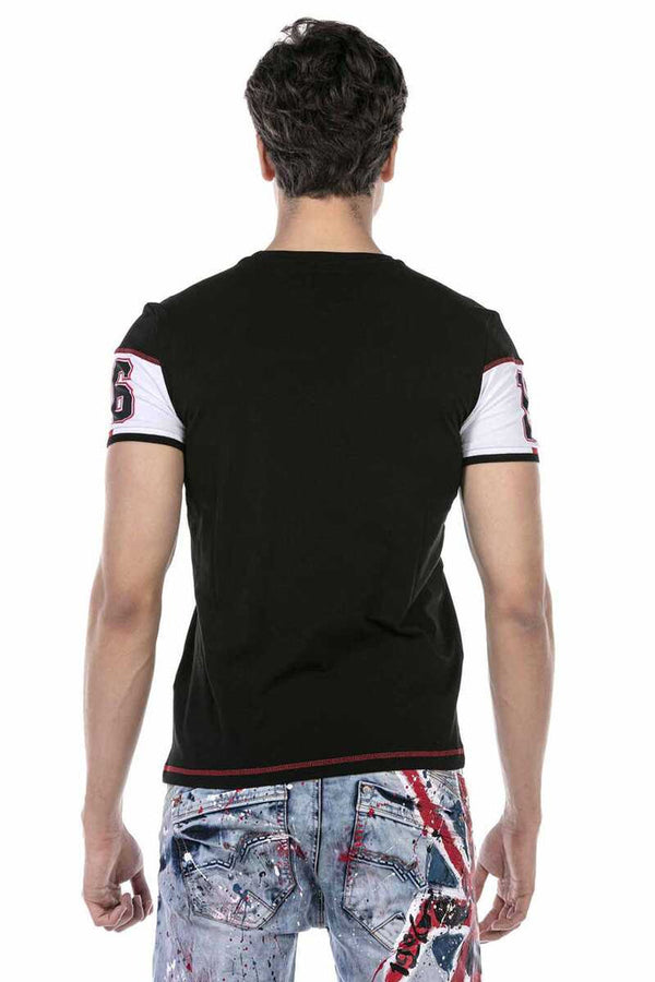 Cipo & Baxx CT631 Basic Men's T-Shirt BLACK