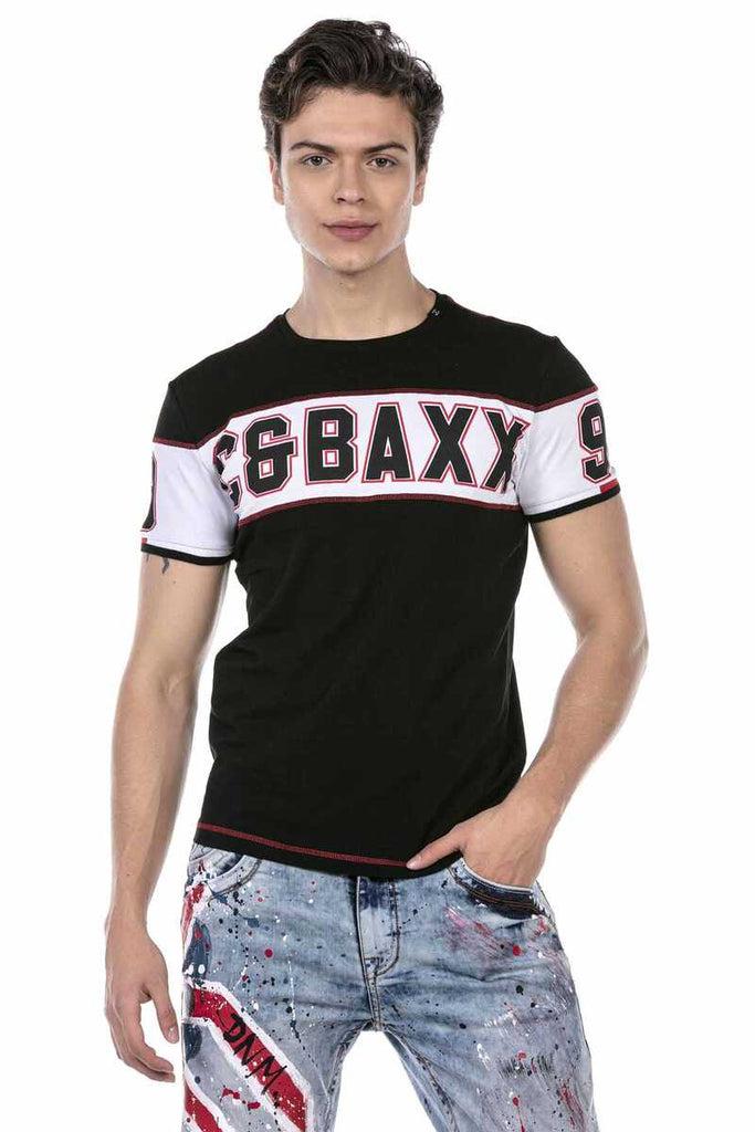 cipo & baxx CT631 Basic Men's T-Shirt BLACK