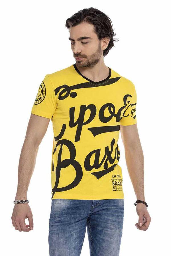 Cipo & Baxx CT635 V-Neck Basic T-Shirt RED