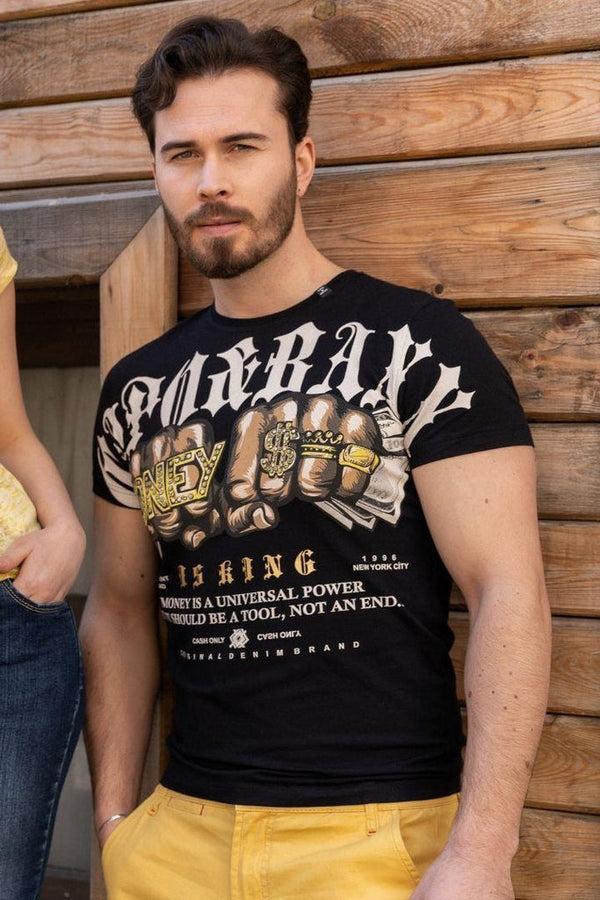 Cipo & Baxx CT714 Gang Style Style T-Shirt BLACK