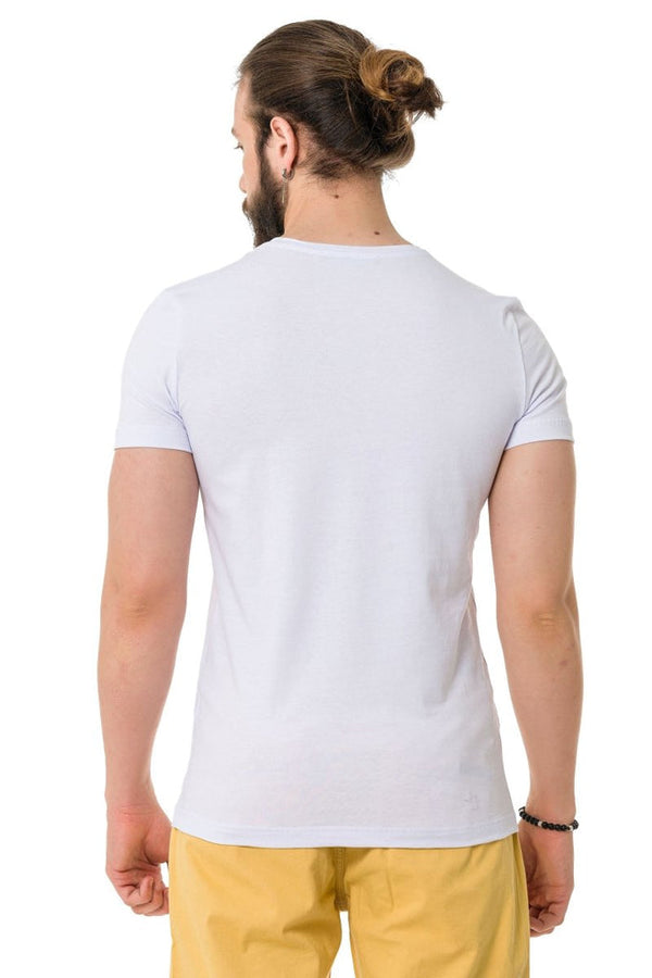 Cipo & Baxx CT721 Colorful Stone Basic T-Shirt BLACK