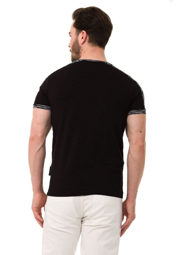Cipo & Baxx CT739 Basic Men's T-Shirt BLACK