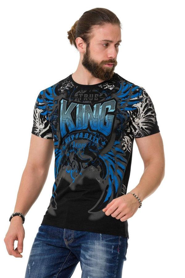 Cipo & Baxx CT763 King Printed T-Shirt BLACK