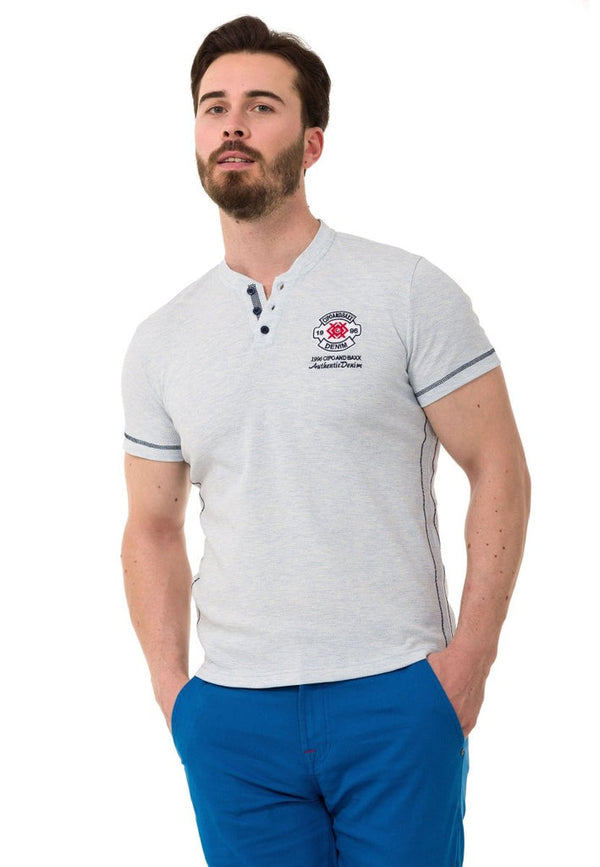 Cipo & Baxx CT767 Ice Blue T-Shirt ICEBLUE