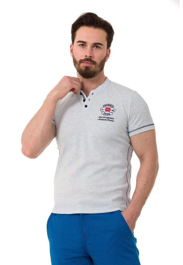 Cipo & Baxx CT767 Ice Blue T-Shirt ICEBLUE