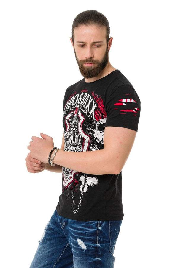 Cipo & Baxx CT772 Chain T-Shirt BLACK