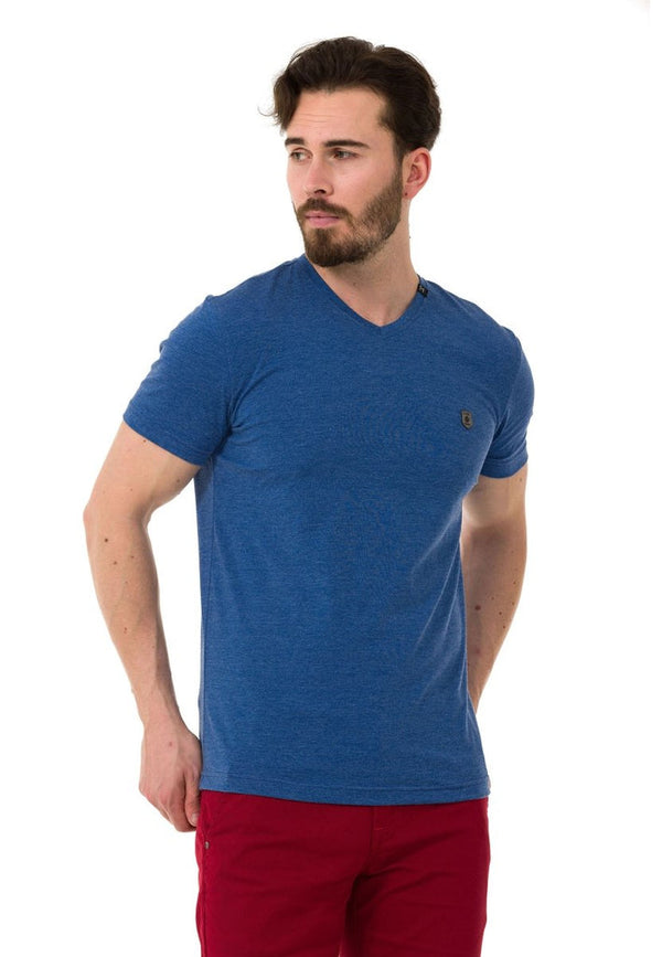 Cipo & Baxx CT773 Basic Men's T-Shirt BLUE