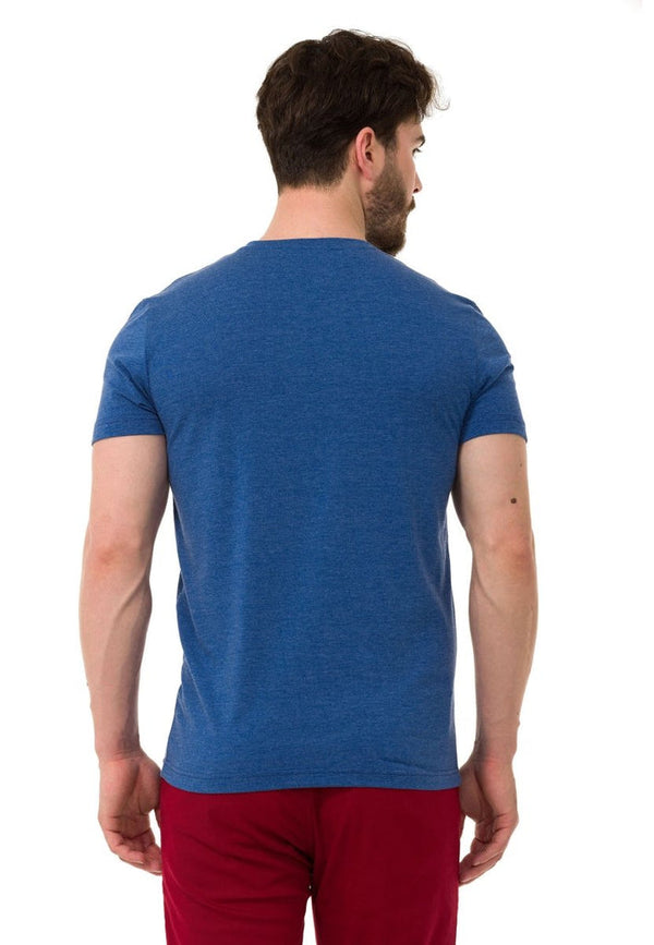 Cipo & Baxx CT773 Basic Men's T-Shirt BLUE