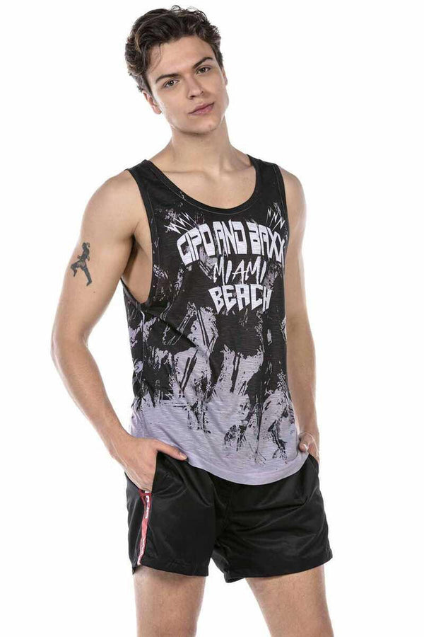 Cipo & Baxx CUK245 Sea Shorts Athlete Set BLACK