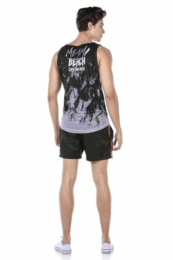 Cipo & Baxx CUK245 Sea Shorts Athlete Set BLACK