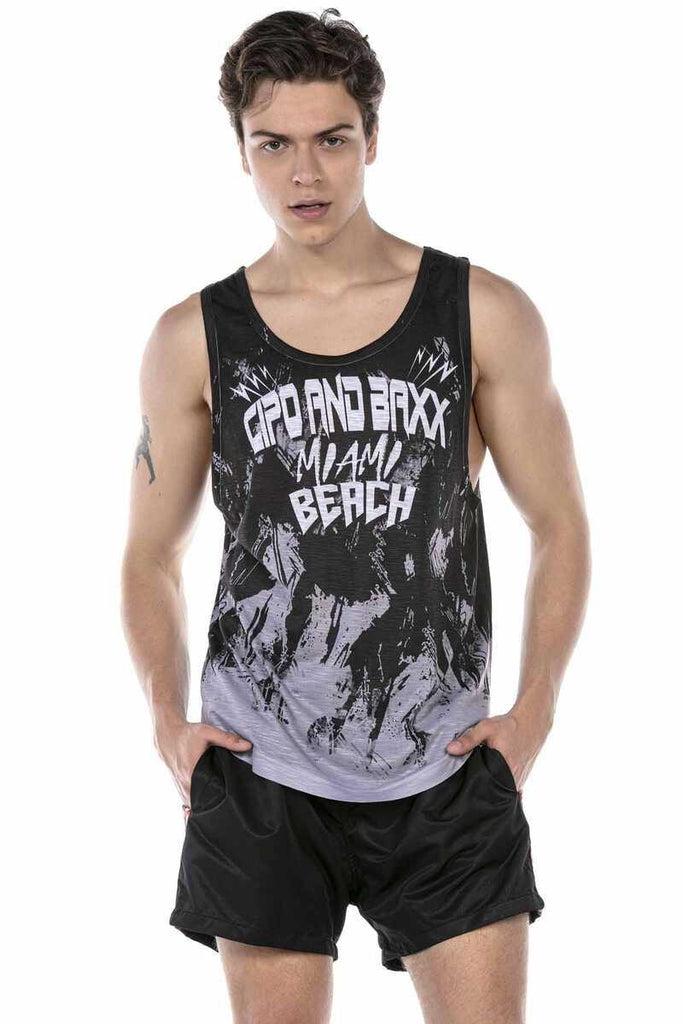 cipo & baxx CUK245 Sea Shorts Athlete Set BLACK