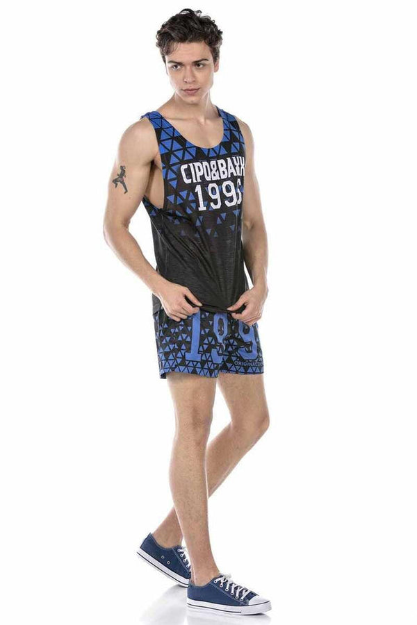 Cipo & Baxx CUK247 Sea Shorts Athlete Set BLUE