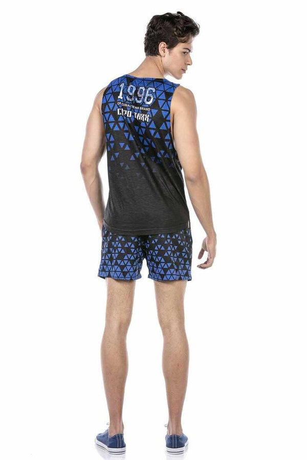 Cipo & Baxx CUK247 Sea Shorts Athlete Set BLUE