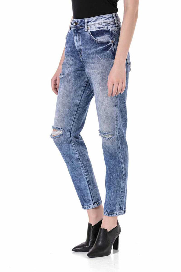 Cipo & Baxx WD447 Mom Jeans Ice Blue ICEBLUE