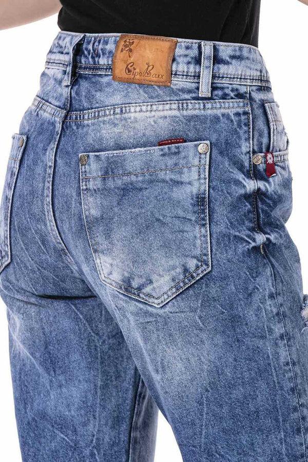Cipo & Baxx WD447 Mom Jeans Ice Blue ICEBLUE